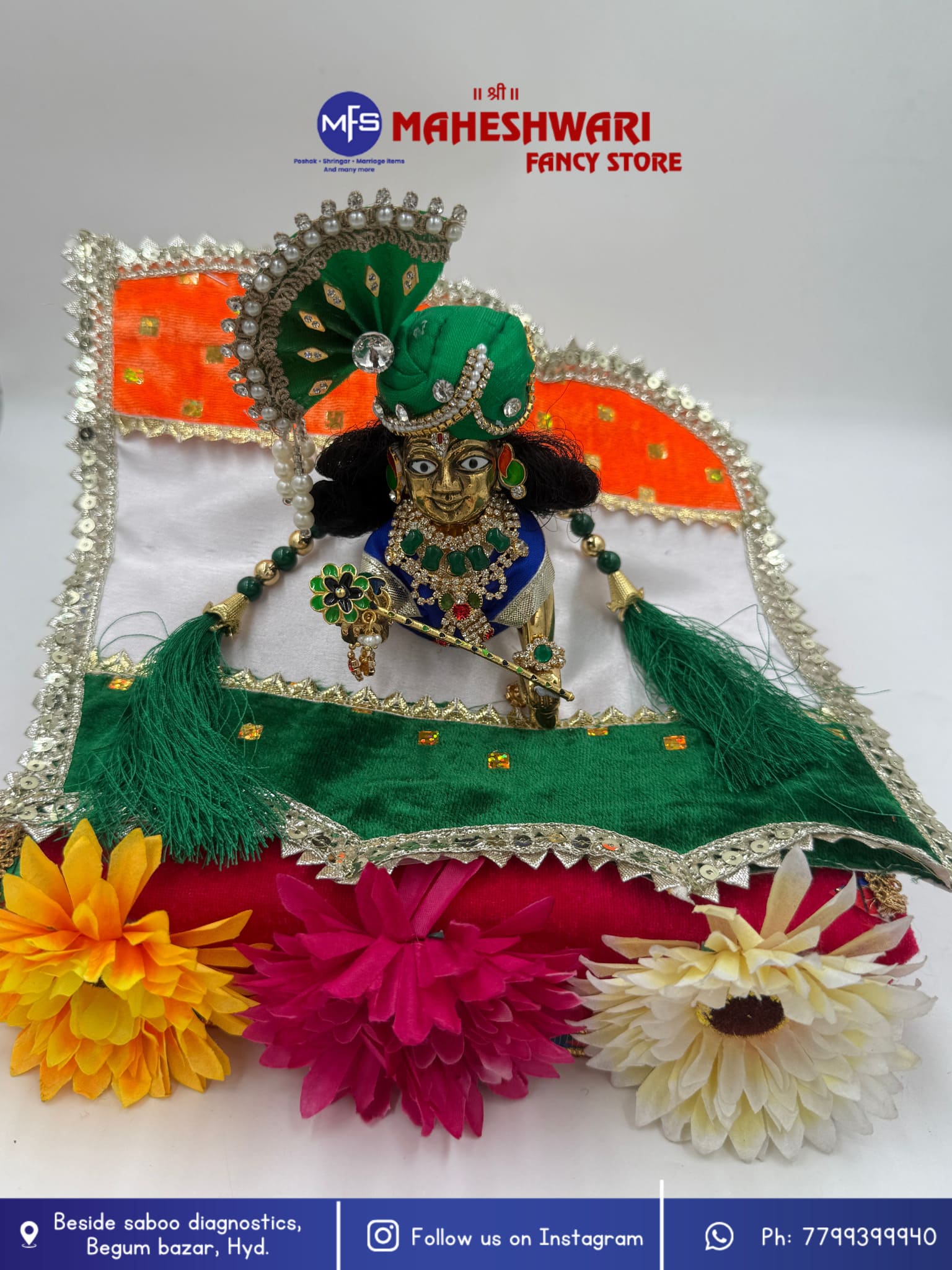 Laddugoppal Tiranga 8inch poshak